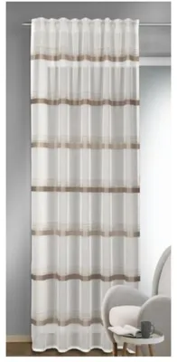 Produktbild von Fertigschal verdeckte Schlaufen "Maisy" - Größe (HxB): 245x140cm Farbe: Beige