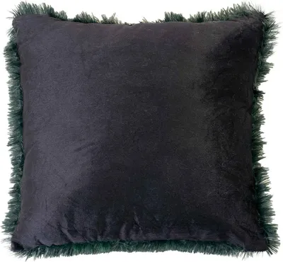 Produktbild von Kissen - 50 x 50 cm - Grün - Schwarz - Polyester - Velours - 8er Set