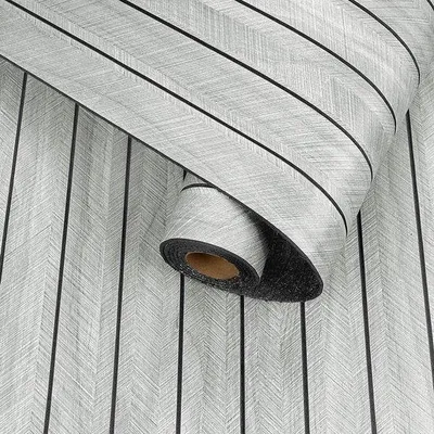 Immagine prodotto di Pannello decorativo 3D per parete – Pannelli adesivi per la decorazione delle pareti – Design realistico effetto legno – 30 cm x 300 cm – Grigio chiaro