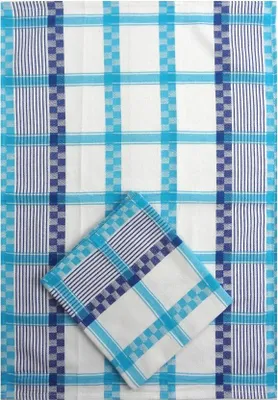 Obrázek produktu pro Kuchyňská utěrka bavlněná 45x65 - IRMA modrá/tyrkys