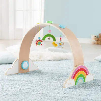 Produktbild von howa Spielbogen Baby Gym aus Holz 'my rainbow' 6011