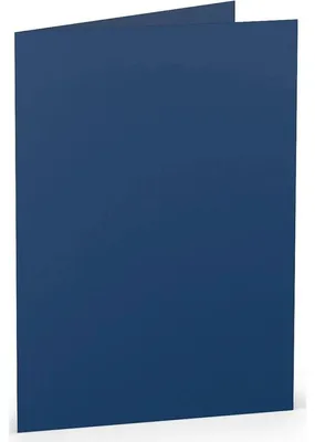Produktbild von Rössler Papier 220719590 Coloretti Doppelkarte - B6 hoch, 5 Stück, jeans