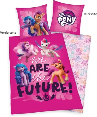 Produktbild von "My little pony" Bettwäsche, 100% Baumwolle ( Renforcé ), 80x80 cm + 135x200 cm