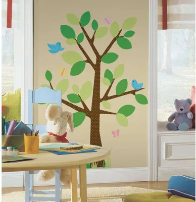 Zdjęcie produktu dla RoomMates - Naklejka ścienna Dot Leaf Tree