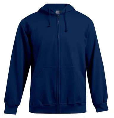 Obrázok produktu pre Promodoro - Pánska mikina so zipsom a kapucňou LT2646 (3XL) (námornícka modrá)