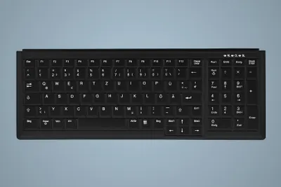 Produktbild von Active Key AK-7000 - Tastatur - USB - USA - Schwarz