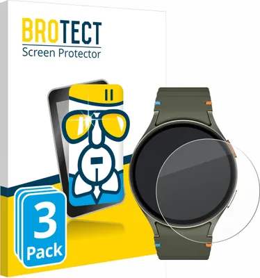 Produktbild von 3x BROTECT Schutzglas für Samsung Galaxy Watch 7 (44 mm) Schutzfolie Panzer Folie Glas Display Schutz klar