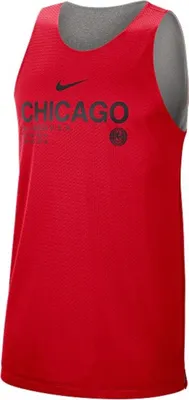 Produktbild von Hemd Nike nba chicago bulls standard issue wendbares tanktop university red CN0704657