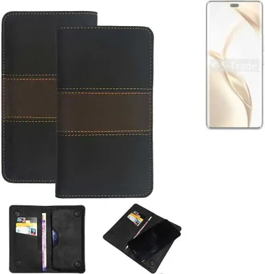 Produktbild von K-S-Trade Hülle Handyhülle kompatibel mit Honor 200 Schutzhülle Walletcase Bookstyle Tasche Schutz Case Handytasche Wallet Cover Kunstleder