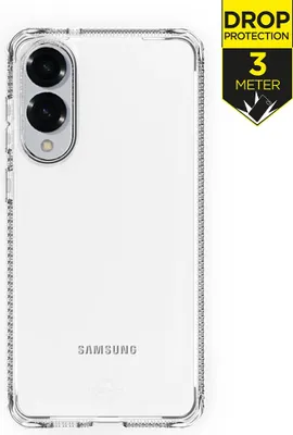 Produktbild von ITSKINS Level 2 SpectrumClear R Durchsichtig Handyhülle für Samsung Galaxy S25 Edge Hülle Flexibles TPU Backcover Stoßfest - Transparent