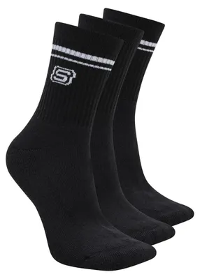 Produktbild von Skechers Damen Socken 3er Pack Low Crew Schwarz Größe: M