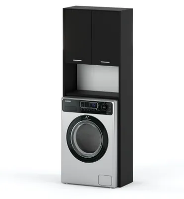 Produktbild von Waschmaschinenschrank, mattschwarz