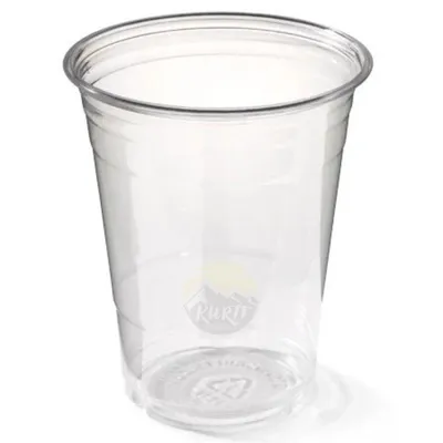Produktbild von KURTT - Drinkbeker, ijkstreep 0,4 l, plastic bierbeker, wegwerpbeker van kunststof PP (polypropyleen), transparant, helder, uitschenkbeker