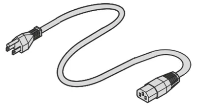Immagine prodotto di SCHROFF - Cavo di collegamento alla rete elettrica (USA) - NETZANSCHL.Kabel. 60103141 - Cavo