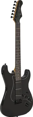 Image de DIMAVERY ST-203 Guitare électrique, gothique-noir (26211180)
