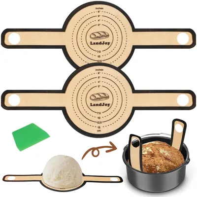 Produktbild von Silikon-Backmatten für Dutch Oven - 2 Stück
