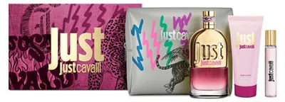 Immagine prodotto di Just Cavalli - Eau de Toilette 90 ml + Lozione corpo 100 ml + Eau de Toilette 15 ml + Pochette