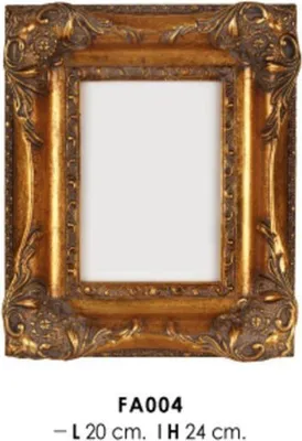 Produktbild von Casa Padrino Barock Bilderrahmen Gold Antik Stil 24 x 20 cm - Bilder Rahmen Foto Rahmen Jugendstil Antik Stil Mod AX23