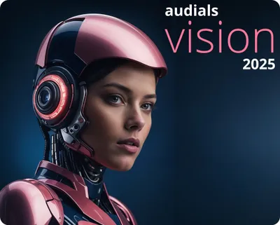 Produktbild von Audials Vision 2025 Vollversion / 1-PC / Dauerlizenz / Lizenz per Email