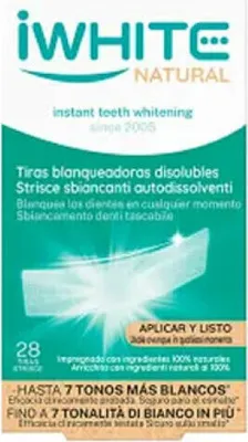 Produktbild von Iwhite Natural Whitening Strips 28 Einheiten