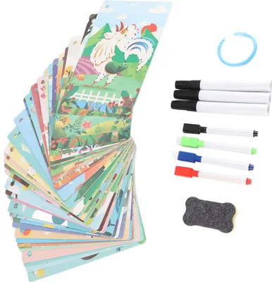 Productafbeelding van Scribble-Arbeitsbuch Kupferstichpapier Handschriftübungen für die frühe Bildung Typ 2