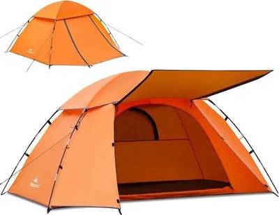 Produktbild von Zelt für 1-2 Personen, ultraleicht, wasserdicht (Wassersäule: 3000 mm), Campingzelt, kleine Packgröße, Zelt für Outdoor-Aktivitäten und Camping