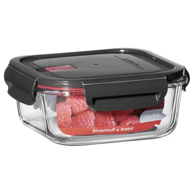 Obrázek produktu pro Ritzenhoff a Breker Cucina čtvercová zavařovací sklenice 1100 ml