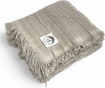 Immagine prodotto di Be Baby Musselindecke 100x120 Grigio morbido