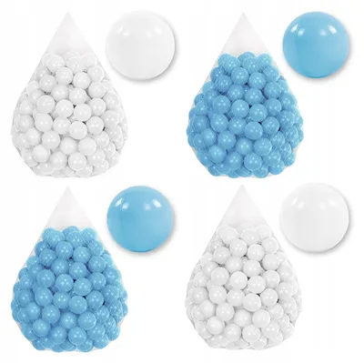 Produktbild von Bälle Für Bällebad 7 cm - 200 Stück - Bunte Babybälle Plastikbälle Baby Spielbälle | TUPPI
