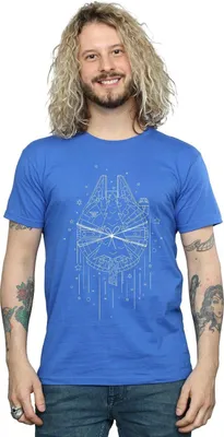 Produktbild von Star Wars - "Millennium Delivery" T-Shirt für Herren BI46660 (S) (Königsblau)