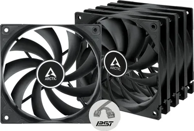 Immagine prodotto di Arctic F12 PWM PST - Value Pack - Ventola per case - 120 mm - Nero (confezione da 5)