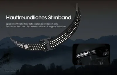 Produktbild von Nitecore NU31 LED Stirnlampe 550 Lumen orange
