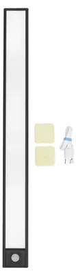 Produktbild von Superflache magnetische Schrankleuchte mit Bewegungssensor, wiederaufladbare LED-Schrankleuchte mit 3 Modi, stufenlos dimmbar, wiederaufladbare LED-Schrankleuchte für Kleiderschränke