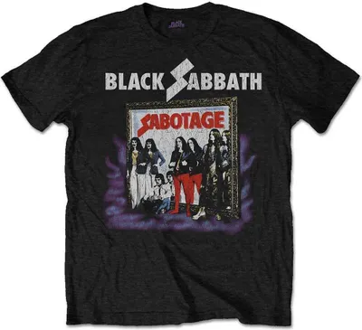 Immagine prodotto di Black Sabbath Sabotage Vintage Nero L T-shirt