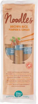 Immagine prodotto di Tagliatelle di riso - Riso integrale con zucca e zenzero 250g
