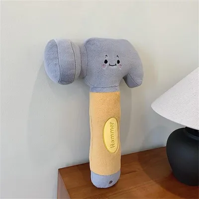 Image de Peluche en forme de marteau, 28 cm. Animal en peluche doux et moelleux, cadeau original