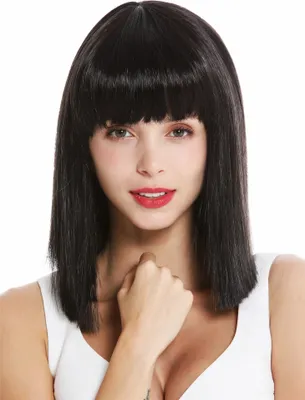 Produktbild von WIG ME UP Perücke schulterlang glatt Pony schwarz VK-10-2