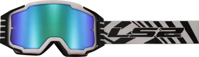 Image de LS2 CHARGER PRO masque de motocross blanc verre iridium