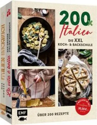 Immagine prodotto di 200 x Italien - Die XXL Koch- und Backschule