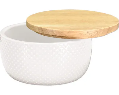 Produktbild von Wattedose Kleine Wolke Dotty weiß