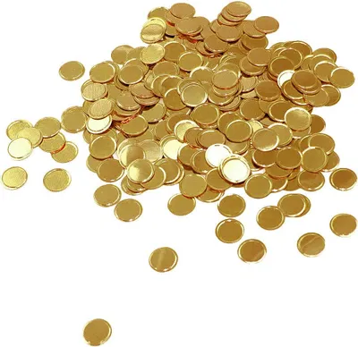 Produktbild von Oblique Unique Konfetti Rund Kreis Tisch Deko Hochzeit Geburtstag 300 Stk - champagner