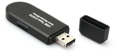 Zdjęcie produktu dla Verk 06258 Czytnik kart OTG 5 w 1, TF/SD, USB, Micro USB, USB-C