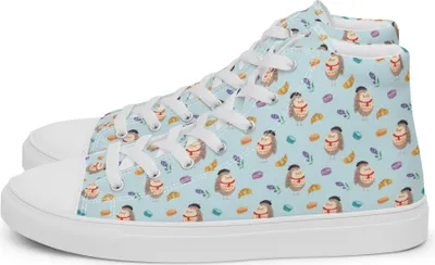 Produktbild von Mr. & Mrs. Panda Sneaker Damen Eule Frankreich Größe 36 1/2 - Blau - Geschenk, Turnschuhe, Owl, La Vie Est Belle, Französisch, Stoffsneaker, Damenschuhe, Damensneaker