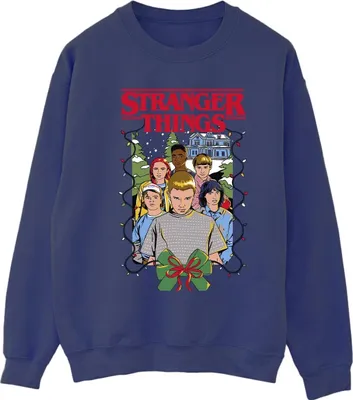 Produktbild von Netflix - "Stranger Things" Sweatshirt für Damen BI36108 (XL) (Marineblau)
