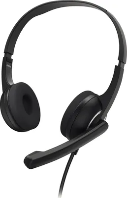 Produktbild von Hama HS-P150 V2, Kabelgebunden, Büro/Callcenter, 20 - 20000 Hz, 125 g, Kopfhörer, Schwarz