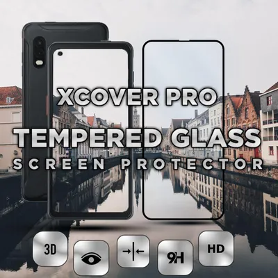 Produktbild von 1-Pack Samsung Xcover Pro Displayschutzfolie - Gehärtetes Glas 9H - Super Qualität 3D