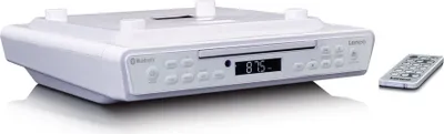 Obrázek produktu pro Lenco KCR-150, Montované na zeď, Digitální, FM, LCD, 10 m, Bílá