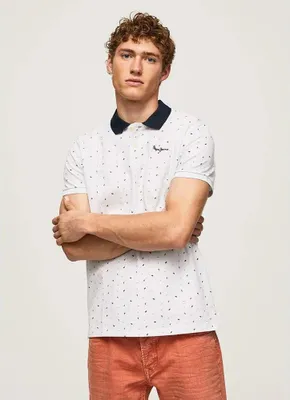 Produktbild von Pepe Jeans Johan Kurzarm-poloshirt Weiß L Herren Weiß L