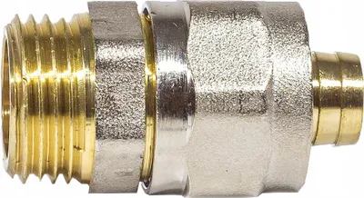 Immagine prodotto di RACCORDO DIRITTO MASCHIO A COMPRESSIONE PER TUBO MULTISTRATO APE 1/2" x Ø16 (2,0) mm