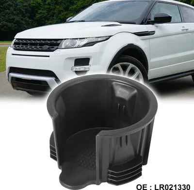 Image de Voiture Centre Console Tasse Support Rechange Plastique Noir LR021330